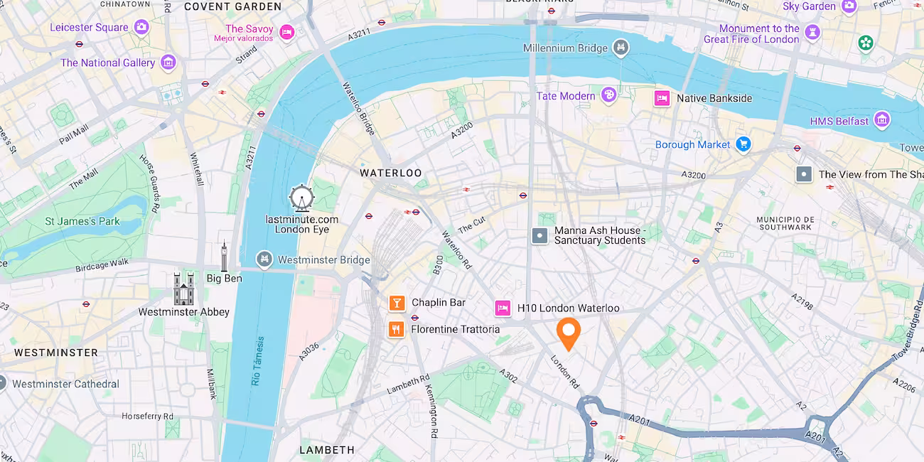 Mapa Londres