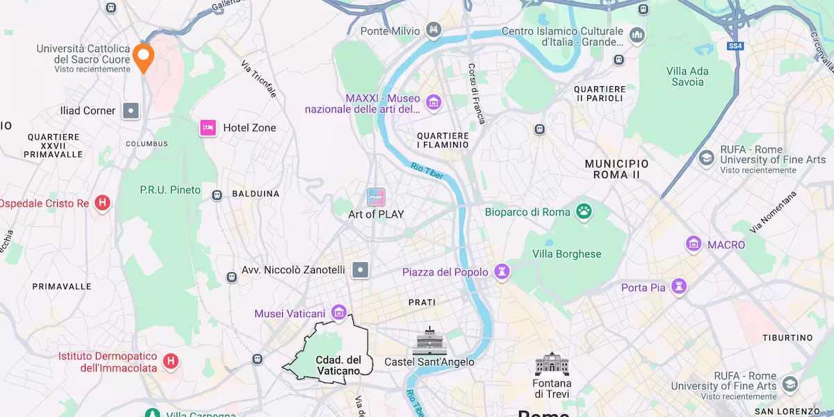 Mapa Roma