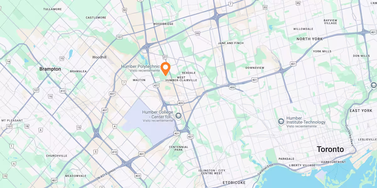 Mapa Toronto