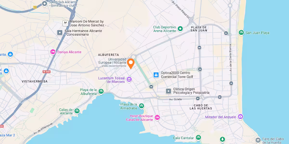 Mapa Alicante